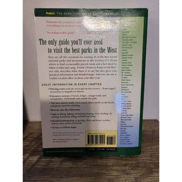 Fodor's National Parks of the West-4th Edition - Picture 2 of 2